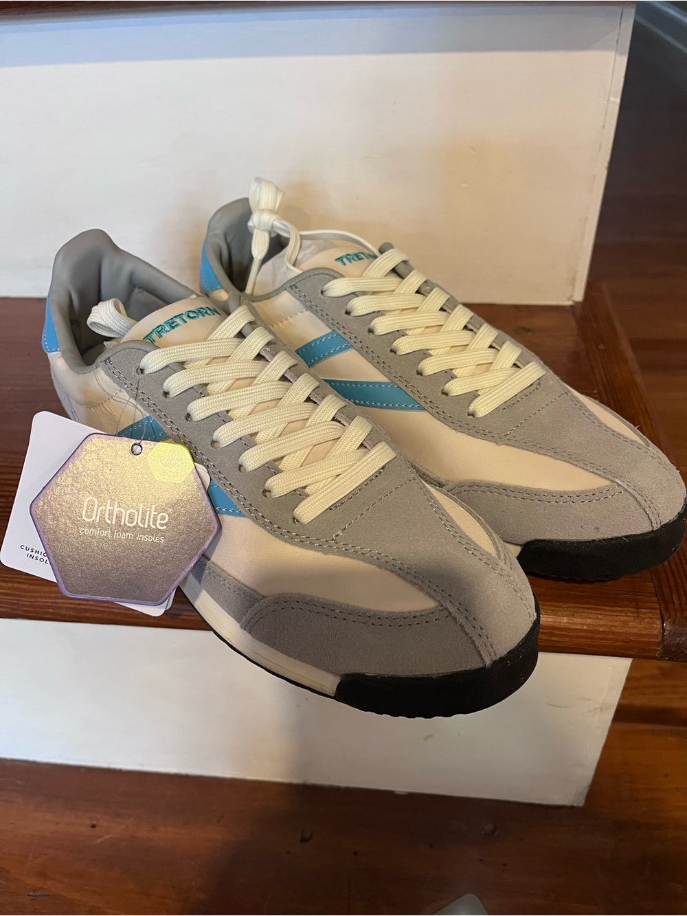 Tretorn Rawlins 2.0 in Carolina blue, size 7, NIB - Picture 6 of 11